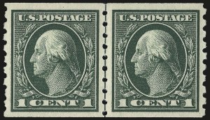 Sale 975, Lot 1827, 1912-14 Washington-Franklin Issue (Scott 405-423)