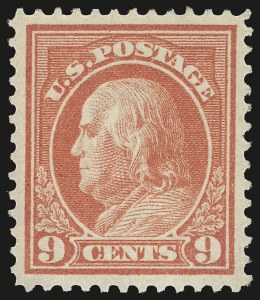 Sale 975, Lot 1832, 1912-14 Washington-Franklin Issue (Scott 405-423)
