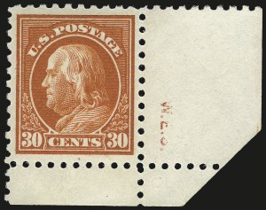 Sale 975, Lot 1860, 1913-15 Washington-Franklin Issues (Scott 424-460)