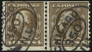 Sale 975, Lot 1875, 1913-15 Washington-Franklin Issues (Scott 424-460)