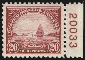 Sale Number 975, Lot Number 1981, 1922-29 Issues (Scott 551-573) Sale Number 975, Lot Number 1981, 1922-29 Issues (Scott 551-573)