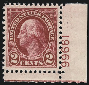 Sale 975, Lot 2016, 1922-29 Issues (Scott 574-657a)