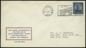 Sale 975, Lot 2070, Kans.-Nebr. Overprints on Cover (Scott 659-678)