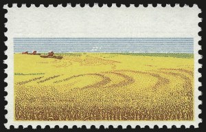 Sale 975, Lot 2091, Modern Errors, 10c Rural America, Intaglio Black & Blue Omitted (1506a) Sale 975, Lot 2091, Modern Errors