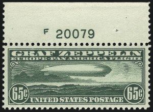 Sale Number 975, Lot Number 2125, Air Post Graf Zeppelin Issue (Scott C13-C15) Sale Number 975, Lot Number 2125, Air Post Graf Zeppelin Issue (Scott C13-C15)