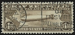 Sale Number 975, Lot Number 2131, Air Post Graf Zeppelin Issue (Scott C13-C15) Sale Number 975, Lot Number 2131, Air Post Graf Zeppelin Issue (Scott C13-C15)