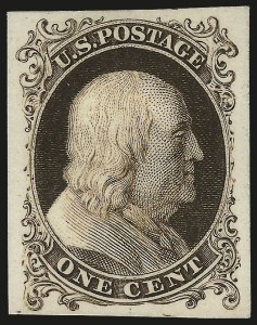 Sale 976, Lot 1009, Essays, Proofs and Specimens