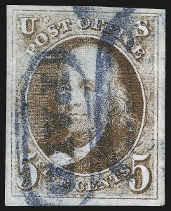 Sale 976, Lot 1053, 1847 Issue (Scott 1-2)