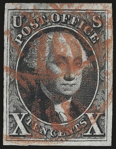 Sale 976, Lot 1069, 1847 Issue (Scott 1-2)