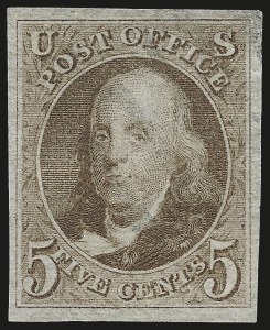 Sale 976, Lot 1082, 1875 Reproduction of 1847 Issue (Scott 3-4)