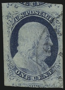 Sale 976, Lot 1111, 1c-3c 1851-56 Issue (Scott 5-11)
