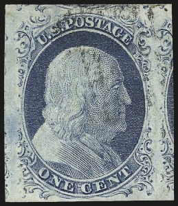 Sale 976, Lot 1113, 1c-3c 1851-56 Issue (Scott 5-11)