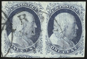 Sale 976, Lot 1135, 1c-3c 1851-56 Issue (Scott 5-11)