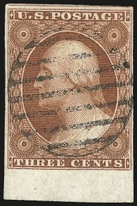 Sale 976, Lot 1144, 1c-3c 1851-56 Issue (Scott 5-11)