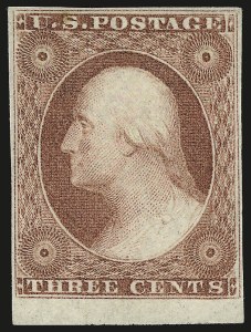 Sale 976, Lot 1148, 1c-3c 1851-56 Issue (Scott 5-11)