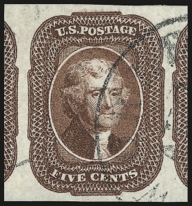 Sale Number 976, Lot Number 1156, 5c-12c 1851-56 Issue (Scott 12-17) Sale Number 976, Lot Number 1156, 5c-12c 1851-56 Issue (Scott 12-17)