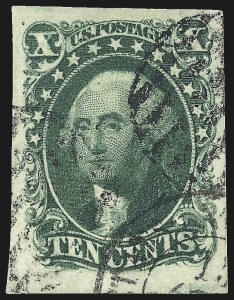 Sale 976, Lot 1184, 5c-12c 1851-56 Issue (Scott 12-17)