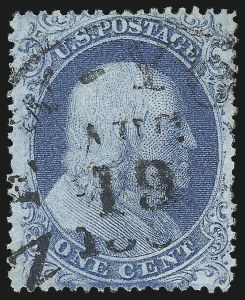 Sale 976, Lot 1199, 1c-3c 1857-60 Issue (Scott 18-26A)