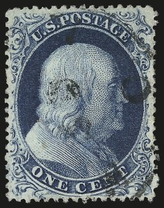 Sale 976, Lot 1204, 1c-3c 1857-60 Issue (Scott 18-26A)