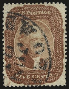 Sale 976, Lot 1219, 5c 1857-60 Issue (Scott 27-30A)