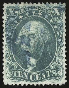 Sale 976, Lot 1241, 10c-90c 1857-60 Issue (Scott 31-39)