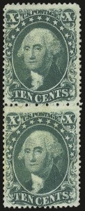 Sale 976, Lot 1246, 10c-90c 1857-60 Issue (Scott 31-39)