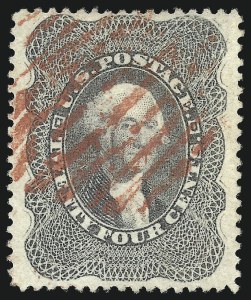 Sale 976, Lot 1267, 10c-90c 1857-60 Issue (Scott 31-39)