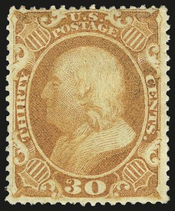 Sale 976, Lot 1268, 10c-90c 1857-60 Issue (Scott 31-39)