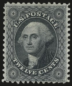 Sale 976, Lot 1293, 1875 Reprint of 1857-60 Issue (Scott 40-47)