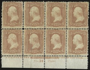 Sale 976, Lot 1316, 1861-66 Issue (Scott 56-67b)