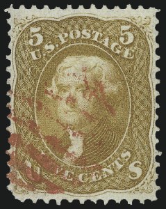 Sale 976, Lot 1320, 1861-66 Issue (Scott 56-67b)