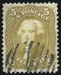 Sale 976, Lot 1325, 1861-66 Issue (Scott 56-67b)