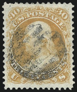 Sale 976, Lot 1349, 1861-66 Issue (Scott 71-78b)