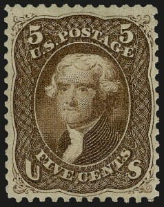 Sale 976, Lot 1361, 1861-66 Issue (Scott 71-78b)