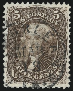 Sale 976, Lot 1365, 1861-66 Issue (Scott 71-78b)