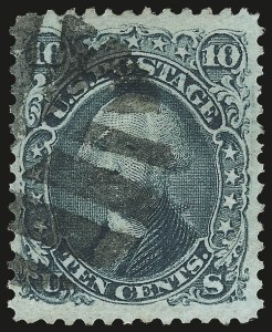 Sale 976, Lot 1403, 1867-68 Grilled Issue (E Grill - Scott 86-91)
