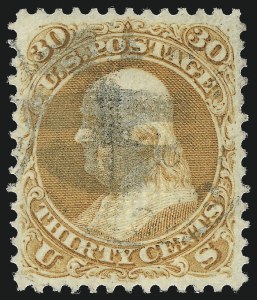 Sale 976, Lot 1424, 1867-68 Grilled Issue (F Grill - Scott 92-101)