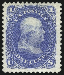 Sale 976, Lot 1429, 1875 Re-Issue of 1861-66 Issue (Scott 102-111)