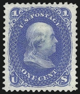 Sale 976, Lot 1430, 1875 Re-Issue of 1861-66 Issue (Scott 102-111)