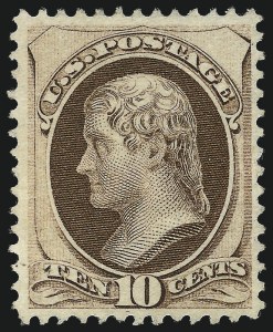 Sale 976, Lot 1532, 1870-71 National Bank Note Co. Grilled Issue (Scott 134-144)