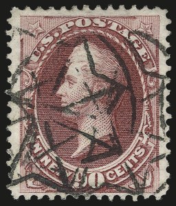 Sale 976, Lot 1579, 1870-71 National Bank Note Co. Ungrilled Issue (Scott 145-155)