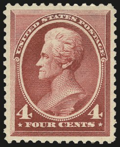 Sale 976, Lot 1633, 1881-87 American Bank Note Co. Issues (Scott 205-218)