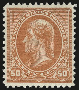 Sale 976, Lot 1739, 1894 Unwatermarked Bureau Issue (Scott 246-263)