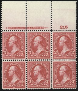 Sale 976, Lot 1762, 1895 Watermarked Bureau Issue (Scott 264-278)