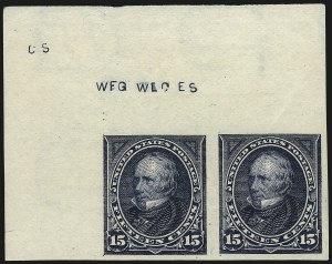 Sale 976, Lot 1777, 1895 Watermarked Bureau Issue (Scott 264-278)