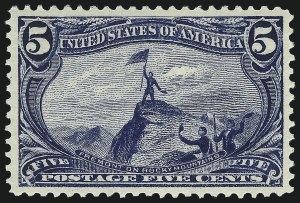 Sale Number 976, Lot Number 1822, 1898 Trans-Mississippi Issue (Scott 285-293)