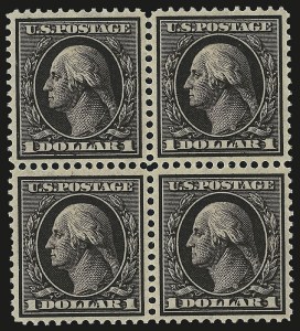 Sale 976, Lot 1921, 1908-10 Washington-Franklin Issues (Scott 331-356)