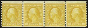 Sale 976, Lot 1935, 1908-10 Washington-Franklin Issues (Scott 331-356)