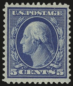 Sale 976, Lot 1946, 1909 Bluish Paper Issue (Scott 357-366)