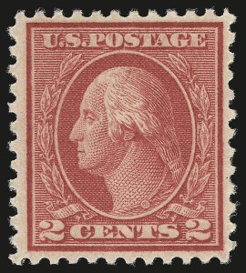 Sale 976, Lot 2095, 1917-19 Issues (Scott 481-524), 2c Deep Rose, Ty. Ia (500) Sale 976, Lot 2095, 1917-19 Issues (Scott 481-524)